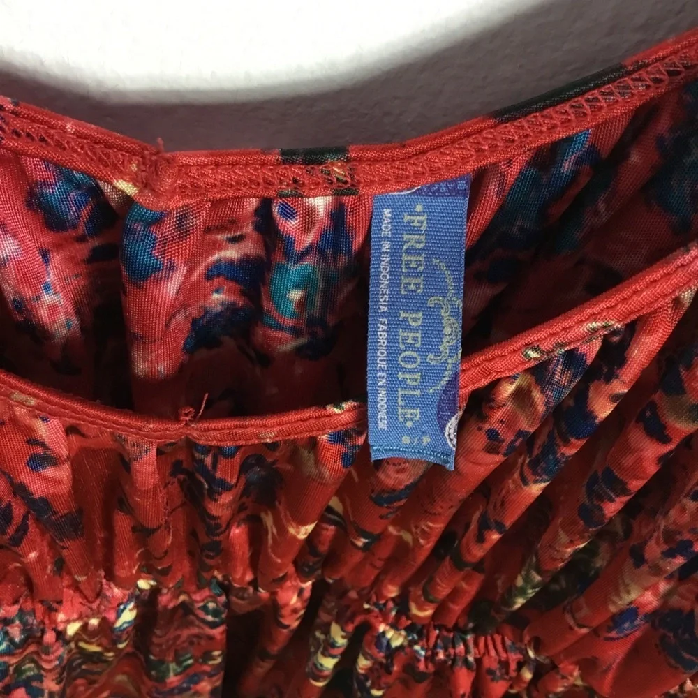Free People Sun Kissed Floral Top Size Small